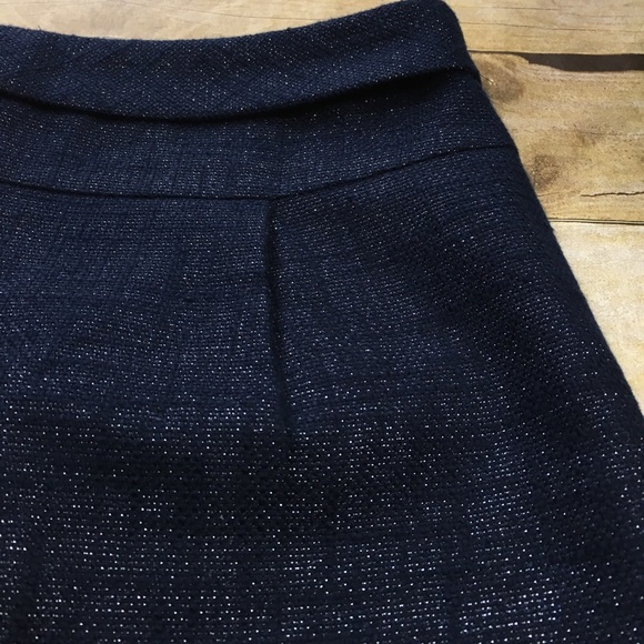 J. Crew | Metallic Linen Tweed MICA Mini Skirt - Picture 2 of 8